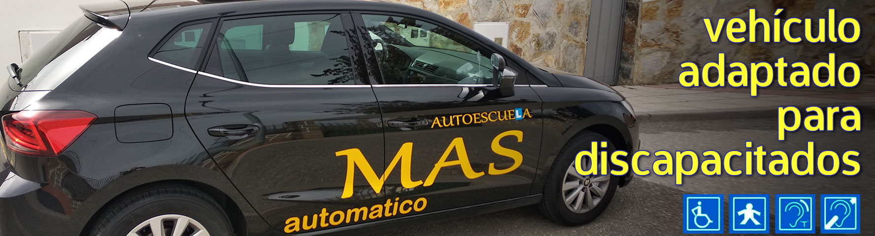 Obtención Permisos de conducir para discapacitados. Autoescuela MAS - Salamanca.