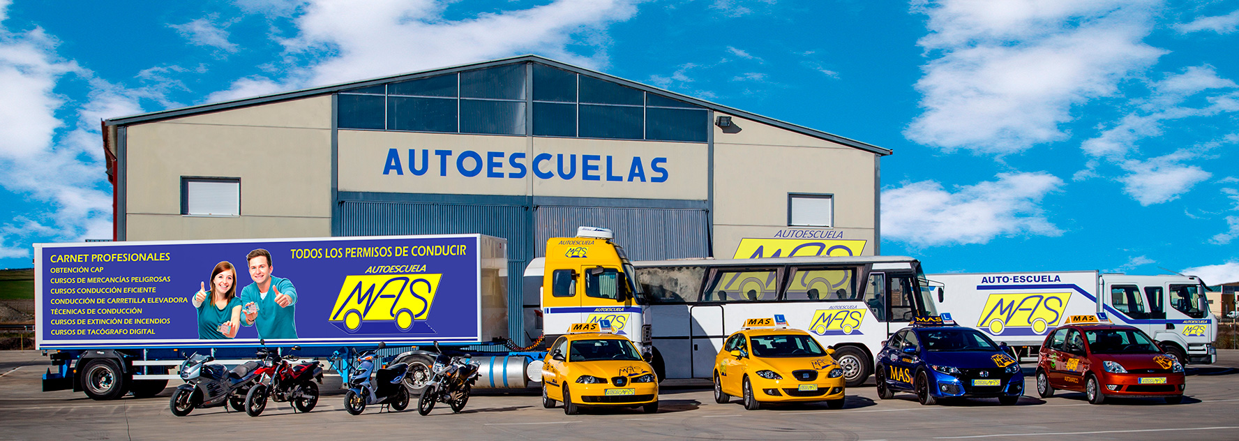 Todos los permisos de conducir en Autoescuela MAS - Salamanca.